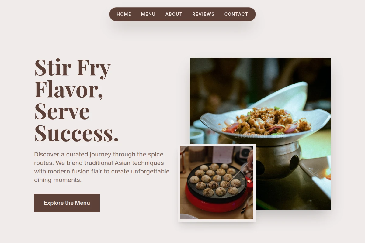 Curry Asian Fusion Food